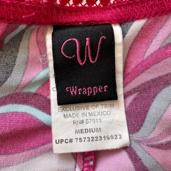 Y2K Patterned Skirt Size M Pink 2000s Vintage Floral Print - Picture 6 of 7